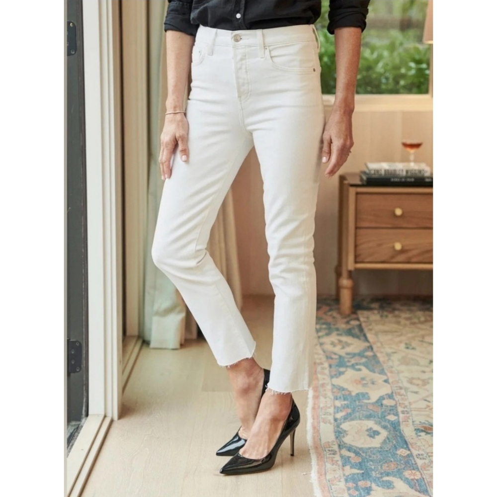 Frank & Eileen | Cork Everyday Natural Jeans Straight Leg Button Fly Raw Hem